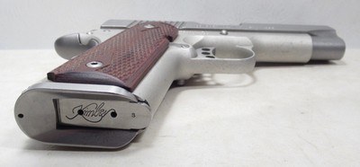 KIMBER COMPACT ALUMINUM STAINLESS .45 AUTOMATIC PISTOL from COLLECTING TEXAS – 2 EXTRA WILSON COMBAT MAGAZINES - Image 12 of 15