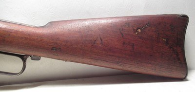 ANTIQUE WINCHESTER MODEL 1873 SADDLE RING CARBINE from COLLECTING TEXAS – NICKEL FINISH – FACTORY LETTER – SHIPPED 1883 - Image 5 of 19