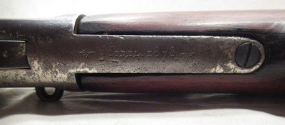 ANTIQUE WINCHESTER MODEL 1873 SADDLE RING CARBINE from COLLECTING TEXAS – NICKEL FINISH – FACTORY LETTER – SHIPPED 1883 - Image 11 of 19