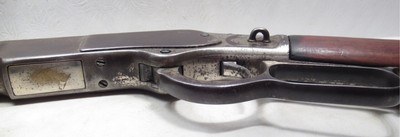 ANTIQUE WINCHESTER MODEL 1873 SADDLE RING CARBINE from COLLECTING TEXAS – NICKEL FINISH – FACTORY LETTER – SHIPPED 1883 - Image 14 of 19