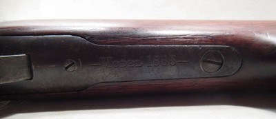RARE WINCHESTER MODEL 1886 SHORT RIFLE from COLLECTING TEXAS – SHIPPED 1904 – 45/70 CALIBER – FACTORY LETTER on ORDER - Image 15 of 22