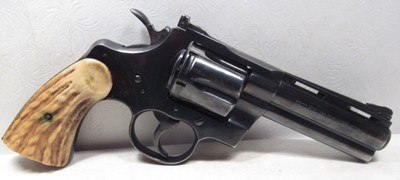 COLT PYTHON MODEL .357 MAGNUM REVOLVER from COLLECTING TEXAS – 58 YEAR-OLD - REAL JIG BONE GRIPS - Image 5 of 17