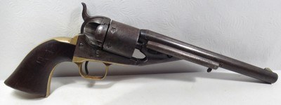 RARE COLT 1861 NAVY-NAVY CONVERSION REVOLVER from COLLECTING TEXAS - Image 7 of 21