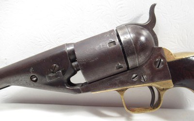 RARE COLT 1861 NAVY-NAVY CONVERSION REVOLVER from COLLECTING TEXAS - Image 3 of 21