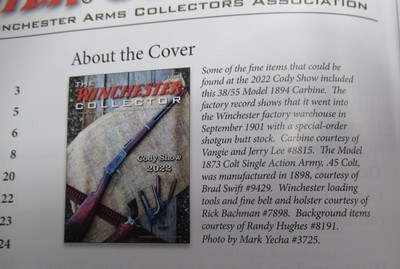 WINCHESTER MODEL 1894 SRC in .38-55 CALIBER from COLLECTING TEXAS – SPECIAL ORDER SHOTGUN BUTT – MADE 1898 - SHIPPED 1901 - Image 22 of 23