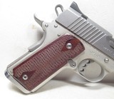 KIMBER COMPACT ALUMINUM STAINLESS .45 AUTOMATIC PISTOL from COLLECTING TEXAS – 2 EXTRA WILSON COMBAT MAGAZINES - Image 5 of 15