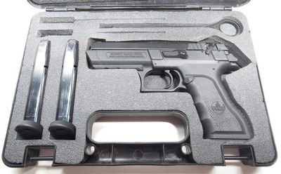 MAGNUM RESEARCH DESERT EAGLE 9mm PISTOL from COLLECTING TEXAS – NEW in BOX with ACCESSORIES - Image 1 of 14