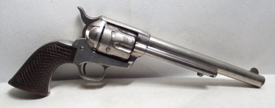 VERY INTERESTING COLT S.A.A. REVOLVER from COLLECTING TEXAS – HENRY NETTLETON INSPECTED – U.S. GOVT. SHIPPED in 1878