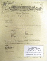 ANTIQUE COLT S.A.A. .45 CONDEMNED by GOVT. INSPECTOR & SHIPPED as CIVILIAN to WESTERN DISTRIBUTOR B. KITTREDGE, CINCINNATI, OHIO in 1876 - Image 22 of 22