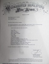 VERY HIGH CONDITION 122 YEAR-OLD WINCHESTER MODEL 1886 RIFLE from COLLECTING TEXAS – FACTORY LETTER – 45/70 CALIBER - Image 20 of 20