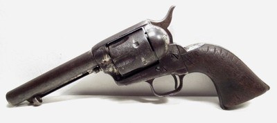 ANTIQUE COLT U.S. CAVALRY REVOLVER from COLLECTING TEXAS – SHIPPED 1874 – KOPEC LETTER INCLUDED – GUN FIGHTER’S BELLY-GUN - Image 1 of 19