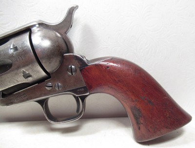 ANTIQUE COLT S.A.A. .45 CONDEMNED by GOVT. INSPECTOR & SHIPPED as CIVILIAN to WESTERN DISTRIBUTOR B. KITTREDGE, CINCINNATI, OHIO in 1876 - Image 2 of 22