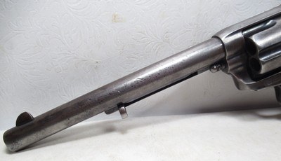 ANTIQUE COLT S.A.A. .45 CONDEMNED by GOVT. INSPECTOR & SHIPPED as CIVILIAN to WESTERN DISTRIBUTOR B. KITTREDGE, CINCINNATI, OHIO in 1876 - Image 6 of 22