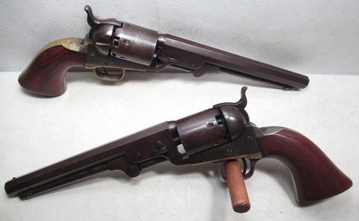 PAIR of IDENTIFIED and INSCRIBED COLT 1851 NAVY REVOLVERS from COLLECTING TEXAS – CAPT. of 1st INDIANA CAVALRY - Image 1 of 23