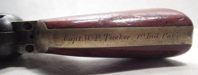 PAIR of IDENTIFIED and INSCRIBED COLT 1851 NAVY REVOLVERS from COLLECTING TEXAS – CAPT. of 1st INDIANA CAVALRY - Image 6 of 23