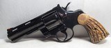 VERY NICE EARLY COLT PYTHON MODEL REVOLVER with EXCEPTIONAL JIG BONE GRIPS from COLLECTING TEXAS – MADE 1969 - Image 4 of 15
