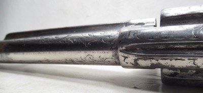 ANTIQUE “SOFT” SHIPPED L.D. NIMSCHKE ENGRAVED COLT .45 S.A.A. REVOLVER from COLLECTING TEXAS – IVORY GRIPS – FACTORY LETTER - Image 9 of 17