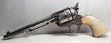 ANTIQUE “SOFT” SHIPPED L.D. NIMSCHKE ENGRAVED COLT .45 S.A.A. REVOLVER from COLLECTING TEXAS – IVORY GRIPS – FACTORY LETTER - Image 4 of 17