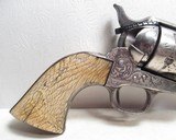 ANTIQUE “SOFT” SHIPPED L.D. NIMSCHKE ENGRAVED COLT .45 S.A.A. REVOLVER from COLLECTING TEXAS – IVORY GRIPS – FACTORY LETTER - Image 2 of 17