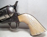 ANTIQUE “SOFT” SHIPPED L.D. NIMSCHKE ENGRAVED COLT .45 S.A.A. REVOLVER from COLLECTING TEXAS – IVORY GRIPS – FACTORY LETTER - Image 5 of 17