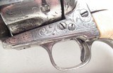 ANTIQUE “SOFT” SHIPPED L.D. NIMSCHKE ENGRAVED COLT .45 S.A.A. REVOLVER from COLLECTING TEXAS – IVORY GRIPS – FACTORY LETTER - Image 6 of 17