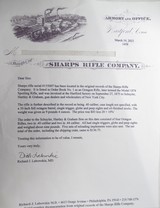 ANTIQUE SHARPS MODEL 1874 SPORTING RIFLE with FACTORY LETTER from COLLECTING TEXAS - Image 21 of 21