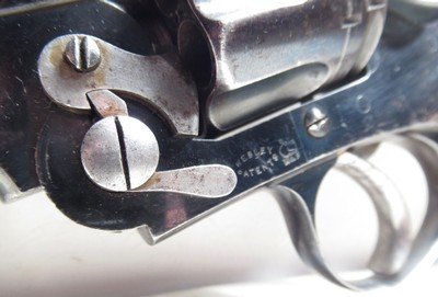 NICE ANTIQUE “WG” ARMY MODEL REVOLVER in 455/476 CALIBER from COLLECTING TEXAS - Image 3 of 20
