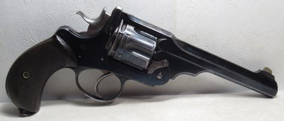 NICE ANTIQUE “WG” ARMY MODEL REVOLVER in 455/476 CALIBER from COLLECTING TEXAS - Image 6 of 20