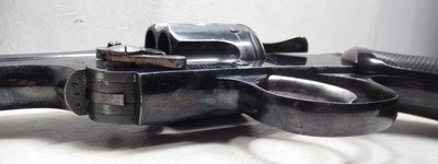 NICE ANTIQUE “WG” ARMY MODEL REVOLVER in 455/476 CALIBER from COLLECTING TEXAS - Image 16 of 20
