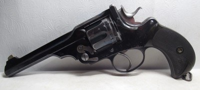 NICE ANTIQUE “WG” ARMY MODEL REVOLVER in 455/476 CALIBER from COLLECTING TEXAS - Image 1 of 20