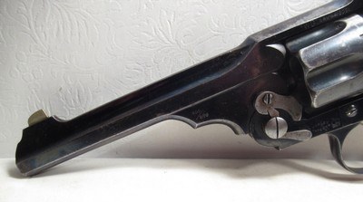 NICE ANTIQUE “WG” ARMY MODEL REVOLVER in 455/476 CALIBER from COLLECTING TEXAS - Image 5 of 20