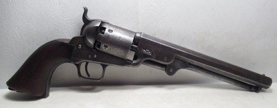 ANTIQUE COLT 1851 NAVY REVOLVER from COLLECTING TEXAS – MADE 1856 – “U S N” MARKED - Image 6 of 17