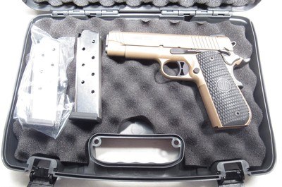 SIG SAUER 1911 FTCA – SCORPION MODEL .45 AUTO PISTOL from COLLECTING TEXAS – ORIGINAL BOX with PAPERS - Image 1 of 17