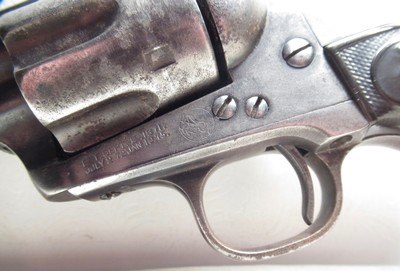 ANTIQUE COLT SINGLE ACTION ARMY REVOLVER from COLLECTING TEXAS – 44-40 CALIBER – MADE 1895 - Image 6 of 17