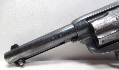 ANTIQUE COLT SINGLE ACTION ARMY REVOLVER from COLLECTING TEXAS – 44-40 CALIBER – MADE 1895 - Image 7 of 17