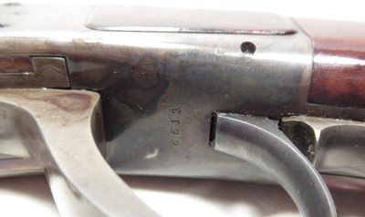 ANTIQUE SHARPS MODEL 1878 BORCHARDT OFFICER’S RIFLE in 45-70 CALIBER from COLLECTING TEXAS – RARE – ONLY 1 of 48 MADE – FACTORY LETTER - Image 18 of 23
