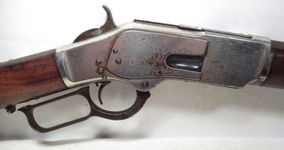 RARE SPECIAL FEATURED WINCHESTER MODEL 1873 RIFLE from COLLECTING TEXAS – FACTORY LETTER – SHIPPED 1879 - Image 3 of 20