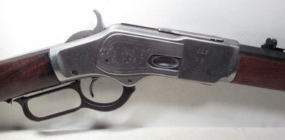 UNUSUAL ANTIQUE WINCHESTER MODEL 1873 SHORT RIFLE from COLLECTING TEXAS – MADE 1883 - Image 3 of 23