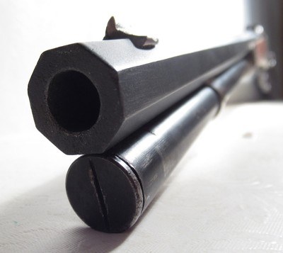 UNUSUAL ANTIQUE WINCHESTER MODEL 1873 SHORT RIFLE from COLLECTING TEXAS – MADE 1883 - Image 11 of 23