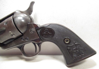 COLT SINGLE ACTION ARMY REVOLVER in 44-40 CALIBER from COLLECTING TEXAS – ETCH PANEL – 5 1/2” BARREL – MADE 1890 - Image 5 of 17
