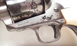 FANTASTIC ANTIQUE COLT S.A.A. .45 CALIBER REVOLVER from COLLECTING TEXAS – DEALER APPLIED NICKEL – BEAUTIFUL IVORY GRIPS – MADE 1875 - Image 3 of 17