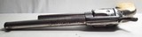 ANTIQUE FACTORY NICKEL COLT ETCH PANEL SINGLE ACTION ARMY REVOLVER from COLLECTING TEXAS – 44-40 with DECORATED IVORY GRIPS - Image 9 of 18
