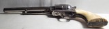ANTIQUE FACTORY NICKEL COLT ETCH PANEL SINGLE ACTION ARMY REVOLVER from COLLECTING TEXAS – 44-40 with DECORATED IVORY GRIPS - Image 13 of 18