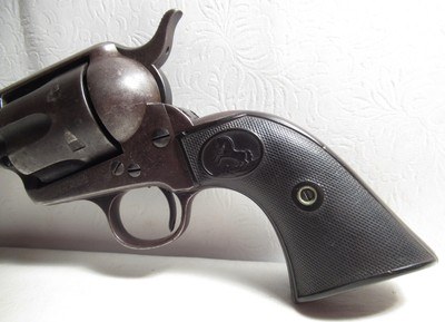 126 YEAR-OLD COLT SINGLE ACTION ARMY REVOLVER from COLLECTING TEXAS - .45 CALIBER – OUT of MONTANA – MADE 1900 - Image 5 of 22