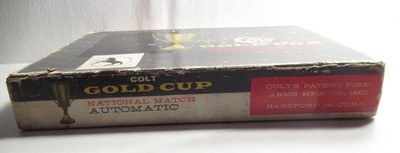ORIGINAL COLT NATIONAL MATCH .45 GOLD CUP BOX with PAPERS from COLLECTING TEXAS – CIRCA 1965 - Image 2 of 6