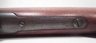 NICE ANTIQUE WINCHESTER MODEL 1892 RIFLE from COLLECTING TEXAS – FACTORY LETTER INCLUDED – SHIPPED 1894 - Image 14 of 21