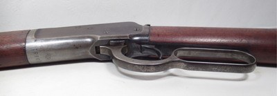 NICE ANTIQUE WINCHESTER MODEL 1892 RIFLE from COLLECTING TEXAS – FACTORY LETTER INCLUDED – SHIPPED 1894 - Image 17 of 21