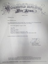 NICE ANTIQUE WINCHESTER MODEL 1892 RIFLE from COLLECTING TEXAS – FACTORY LETTER INCLUDED – SHIPPED 1894 - Image 21 of 21