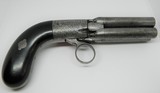 Mariette Brevette Four Shot Revolver Pepperbox .365 bore with 3" BBL's - 1 of 15
