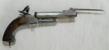 Boarding Gun style Belgian Double Barrel Pinfire gun with Stilleto s/n 11 - 4 of 12